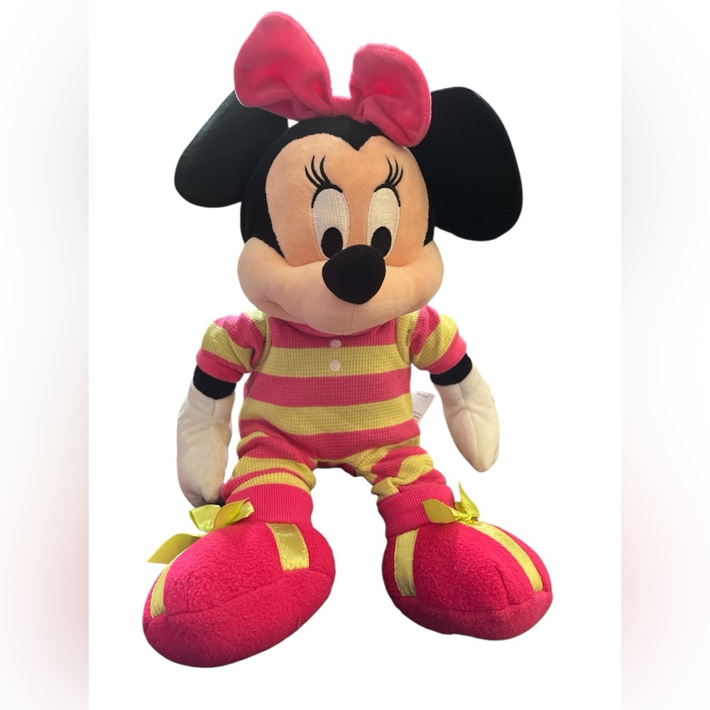 NWT Disney Minnie Mouse Plush in Pink and Yellow